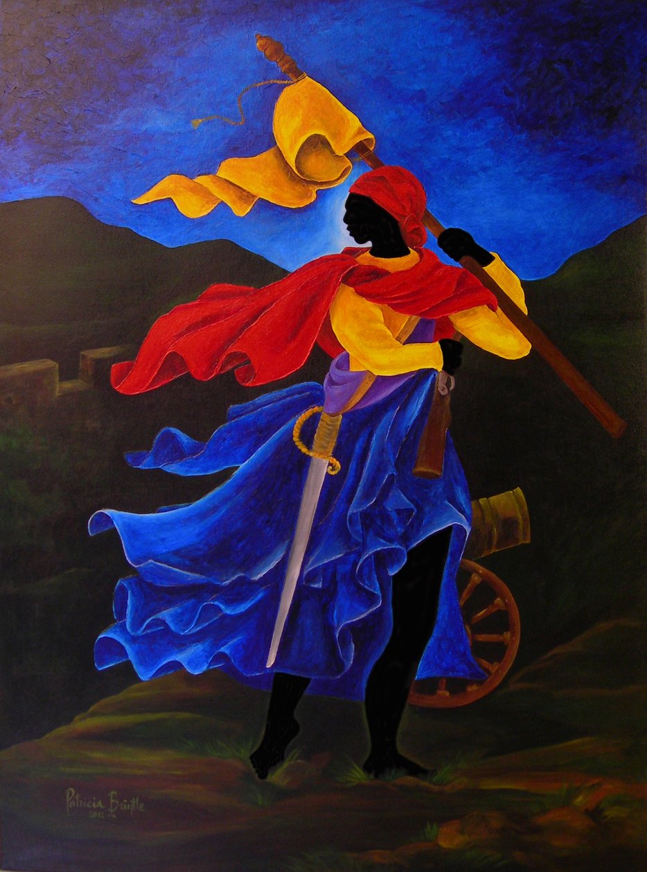Marie Jeanne Lamartiniere, 2012 (acrílico sobre tela) de Patricia Brintle