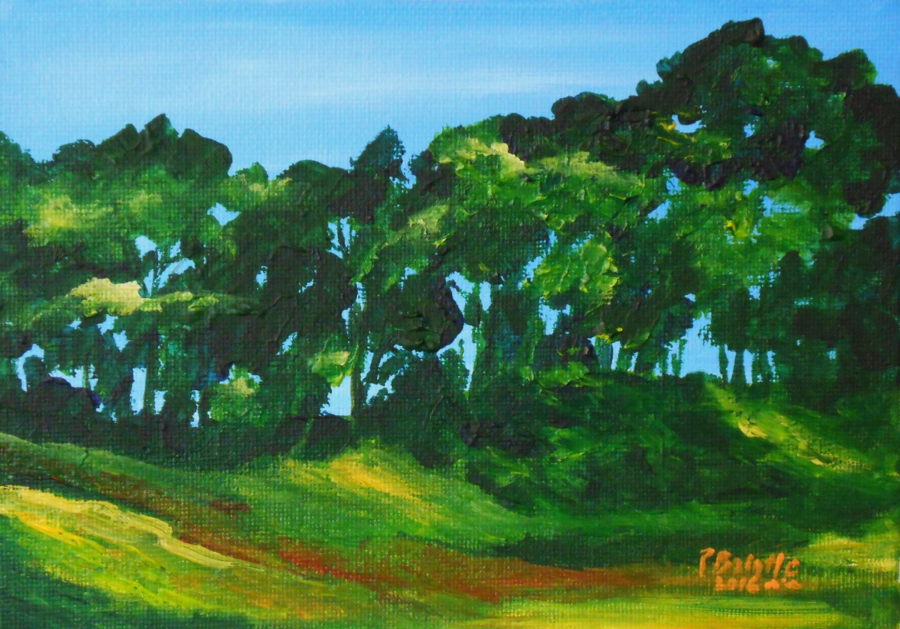 Soubois em Marmelade, 2016 (acrílico sobre artistboard) de Patricia Brintle