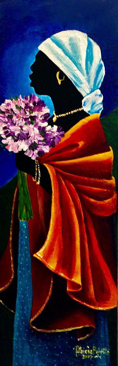 Wondrous beauty, 2017 (acrílico sobre tela) de Patricia Brintle