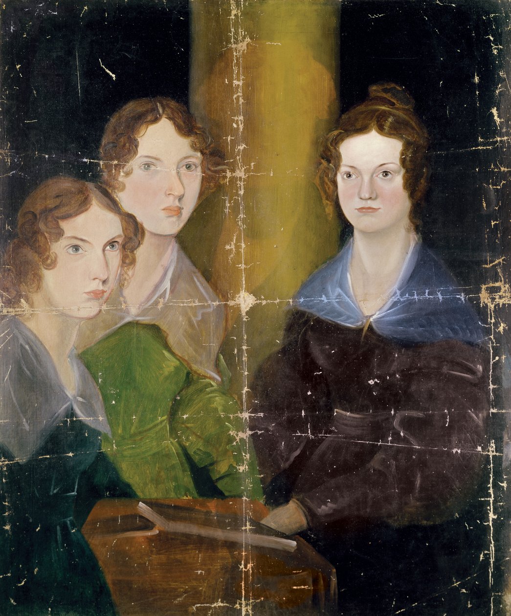 Retrato das Irmãs Bronte, c.1834 de Patrick Branwell Bronte