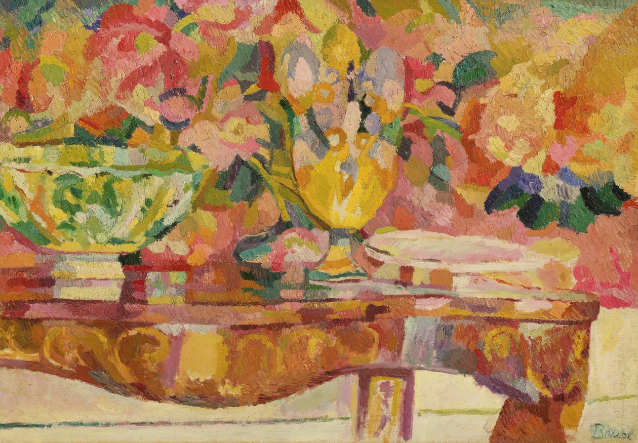 Tapeçaria e Console, 1912 de Patrick Henry Bruce