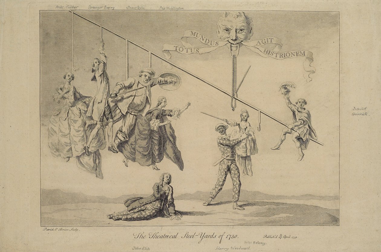 Os pátios de aço teatrais de 1750, 1741 de Patrick OBrian