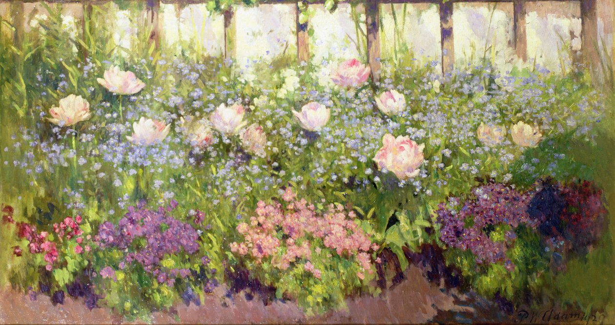 Fronteira de flores de Patrick William Adam