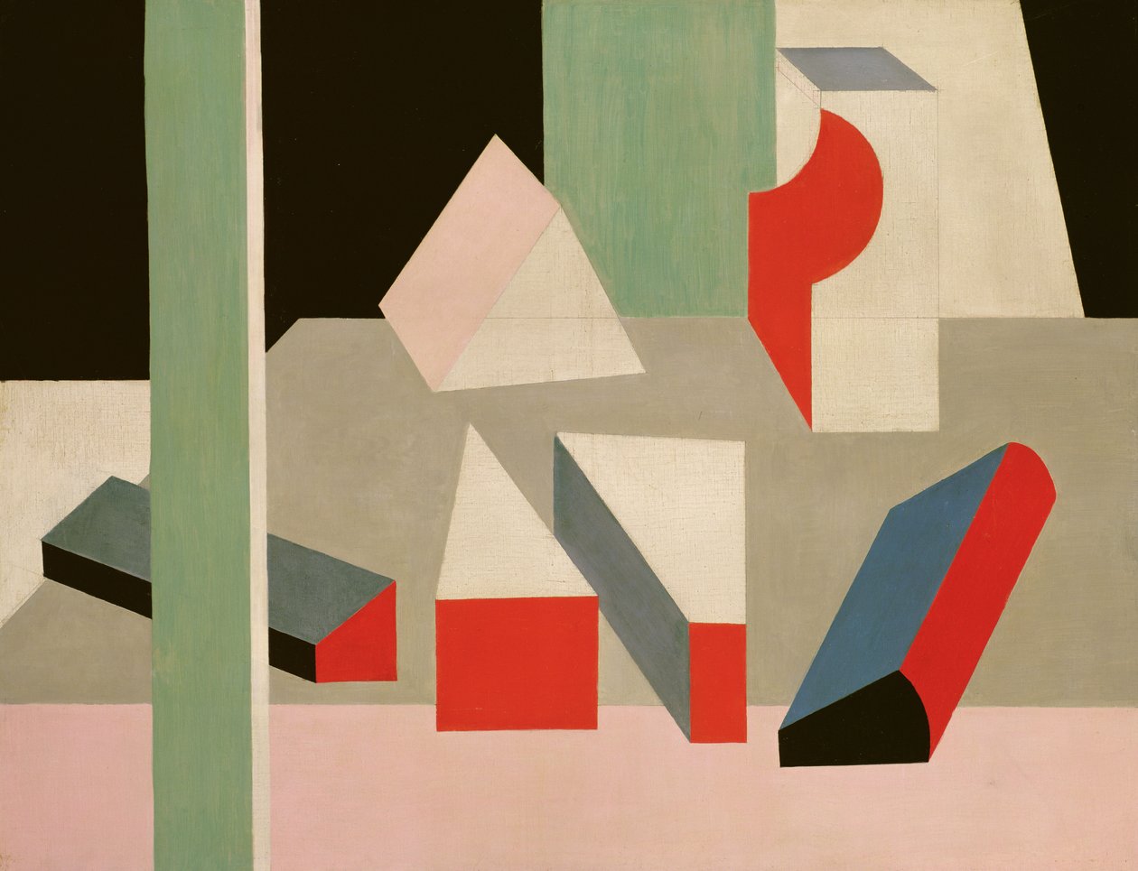 PaintingNature Morte, 1928 (óleo e lápis sobre tela) de Patrick Henry Bruce
