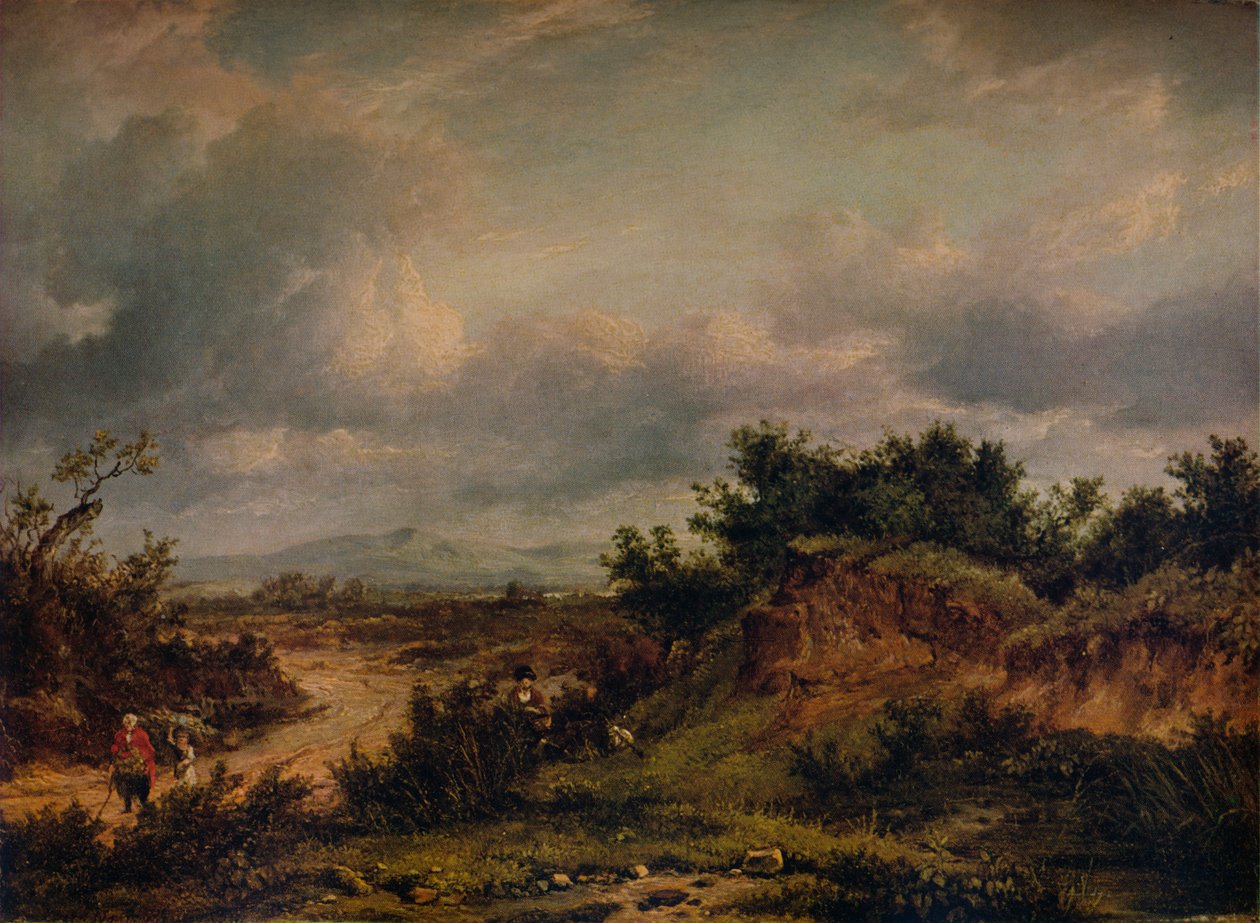 Uma estrada áspera, 1826 de Patrick Nasmyth