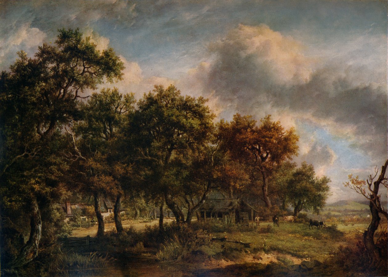 A Woodmans Cottage, 1820 de Patrick Nasmyth