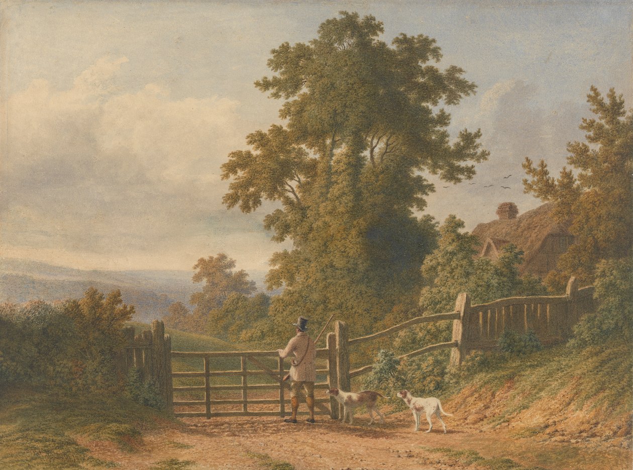 O Desportista e os seus Cães de Patrick Nasmyth