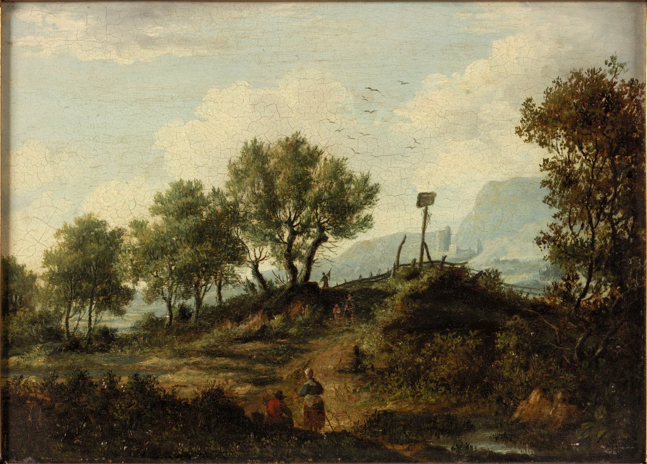 O Aberuchills (The Loch Aber Hills), 1824 de Patrick Nasmyth