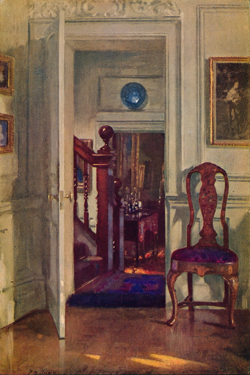 Um interior em Hove, século c19 de Patrick William Adam
