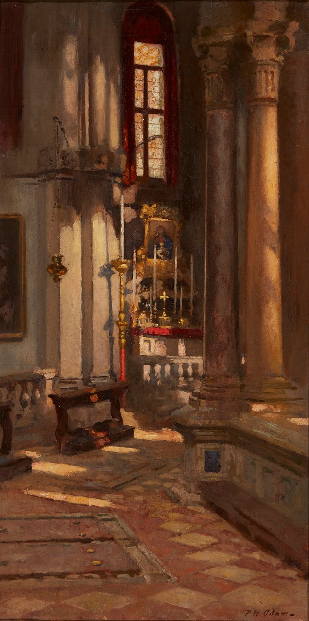 San Zaccaria, Veneza (óleo sobre tela) de Patrick William Adam