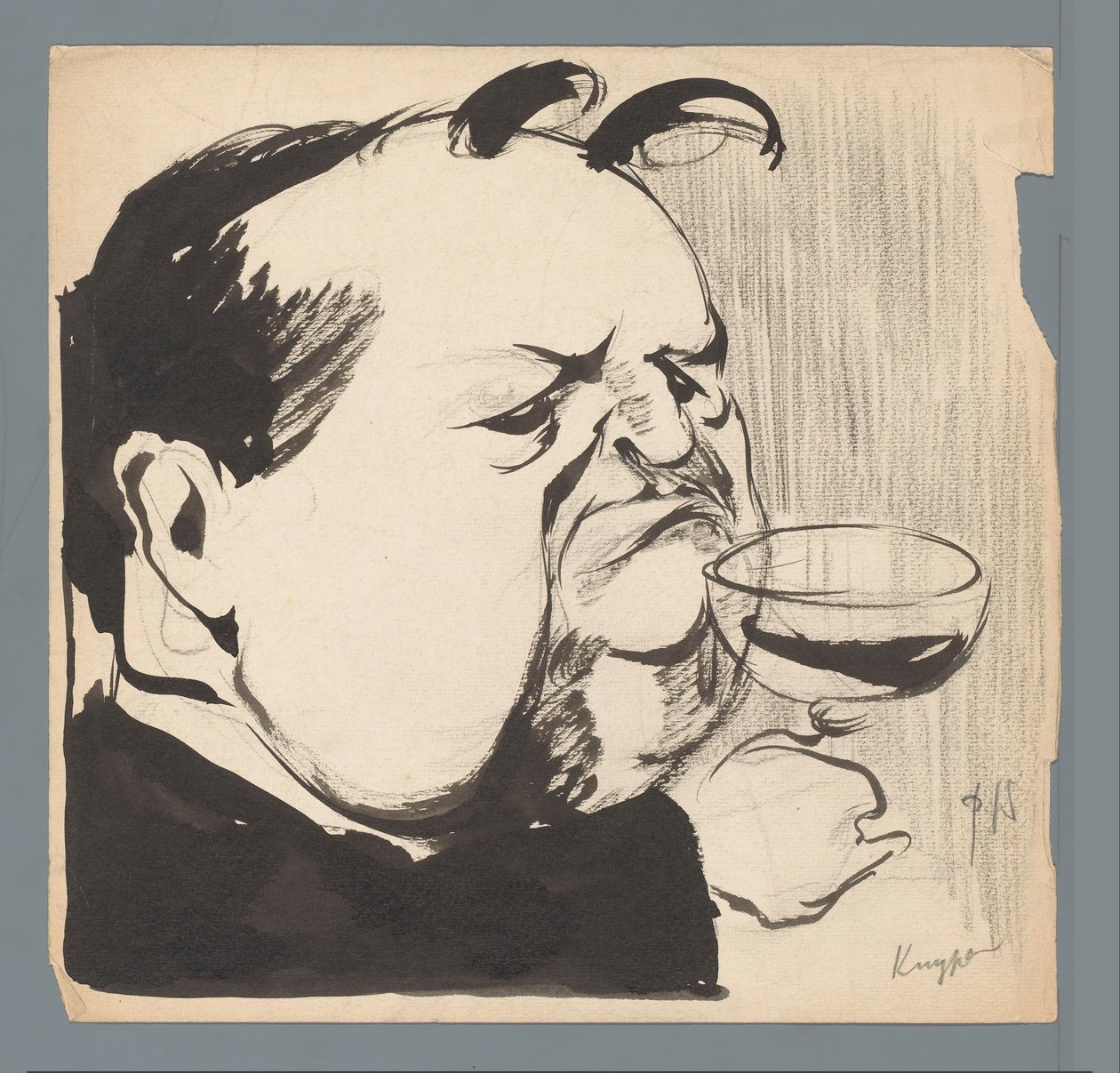 Abraham Kuiper de Patricq Kroon (signed by artist)
