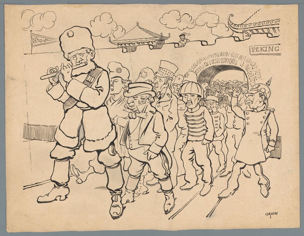 Rússia atrai países para fora da China de Patricq Kroon (signed by artist)