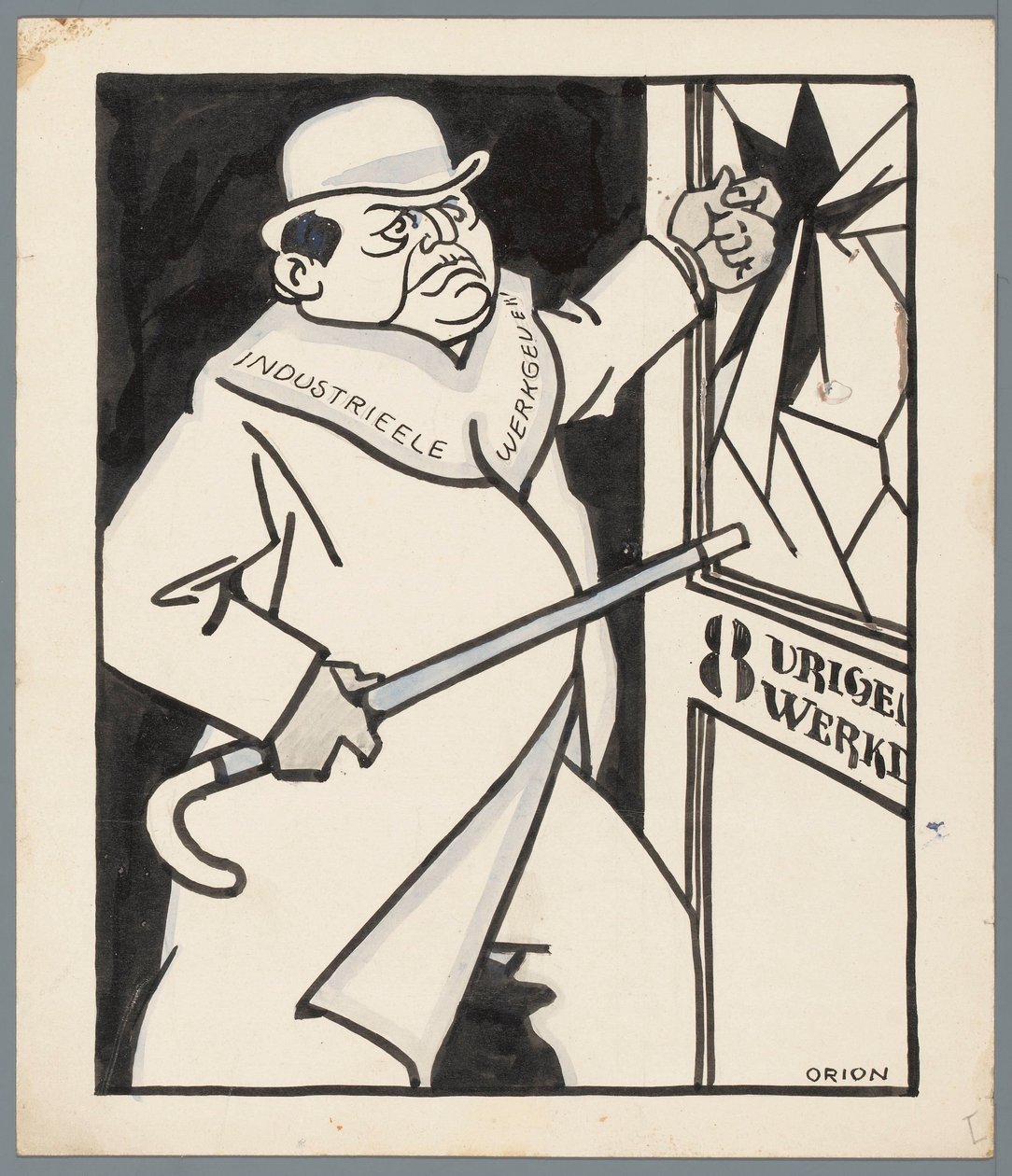 Os empregadores e a jornada de trabalho de oito horas de Patricq Kroon (signed by artist)