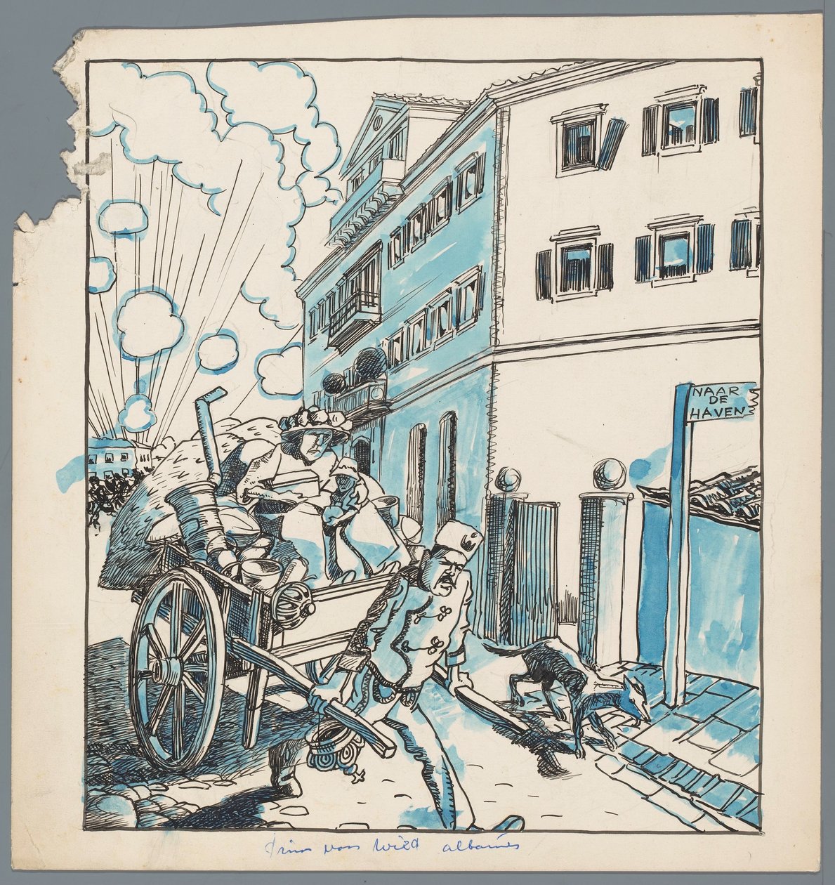 Wilhelm zu Wied Prins von Wied Albanie (título no objeto) de Patricq Kroon