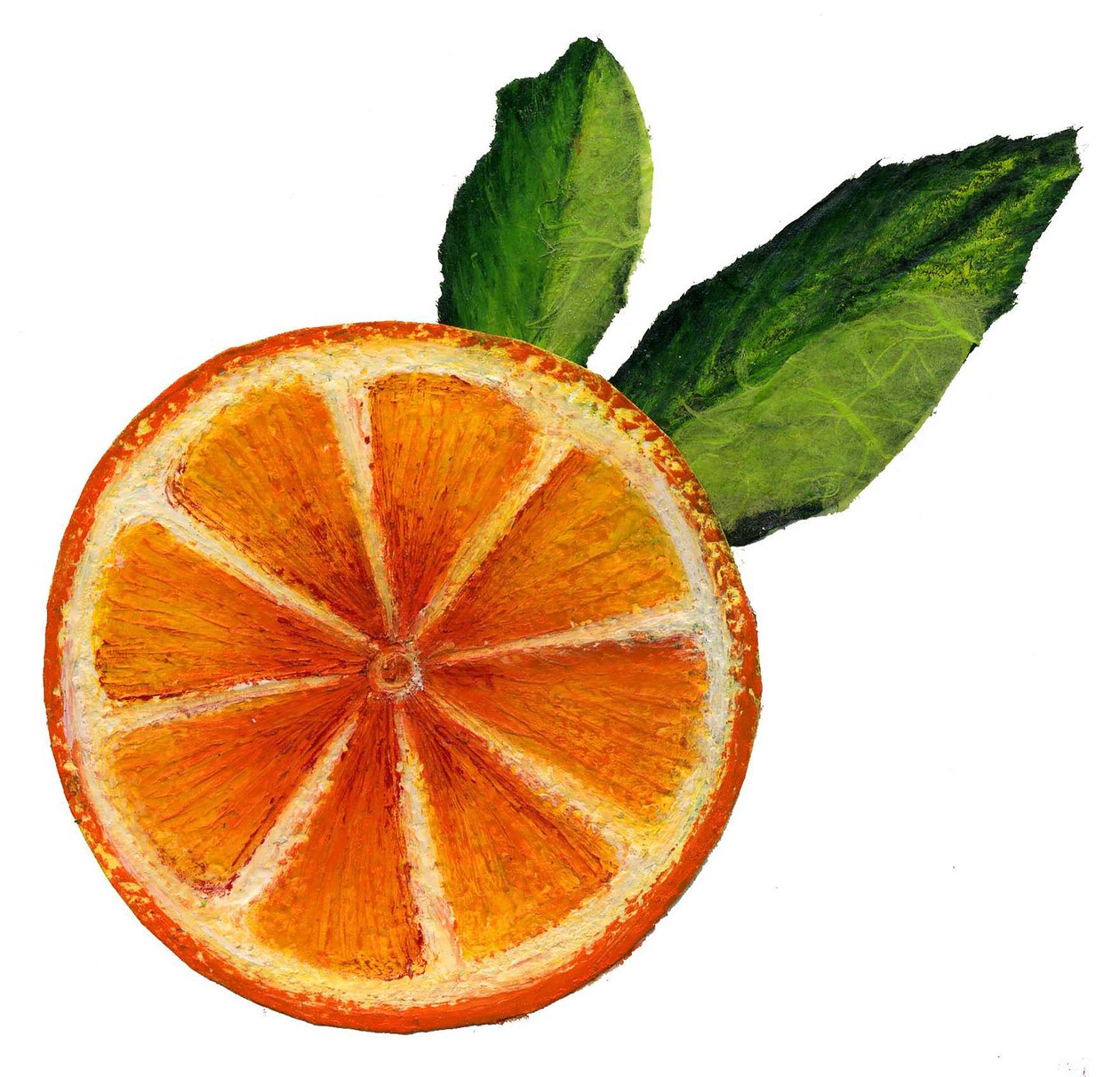 Fruta, 2021 (Acrílico sobre papel) de Patrizia La Porta