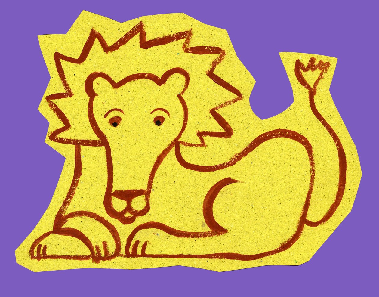 Horóscopo: o signo do leão. Ilustração de P. La Porta. de Patrizia La Porta