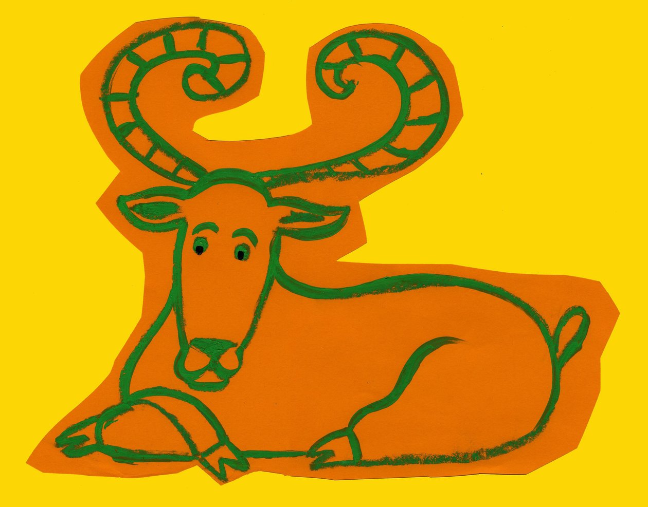 Horóscopo: o signo do carneiro. Ilustração de P. La Porta. de Patrizia La Porta