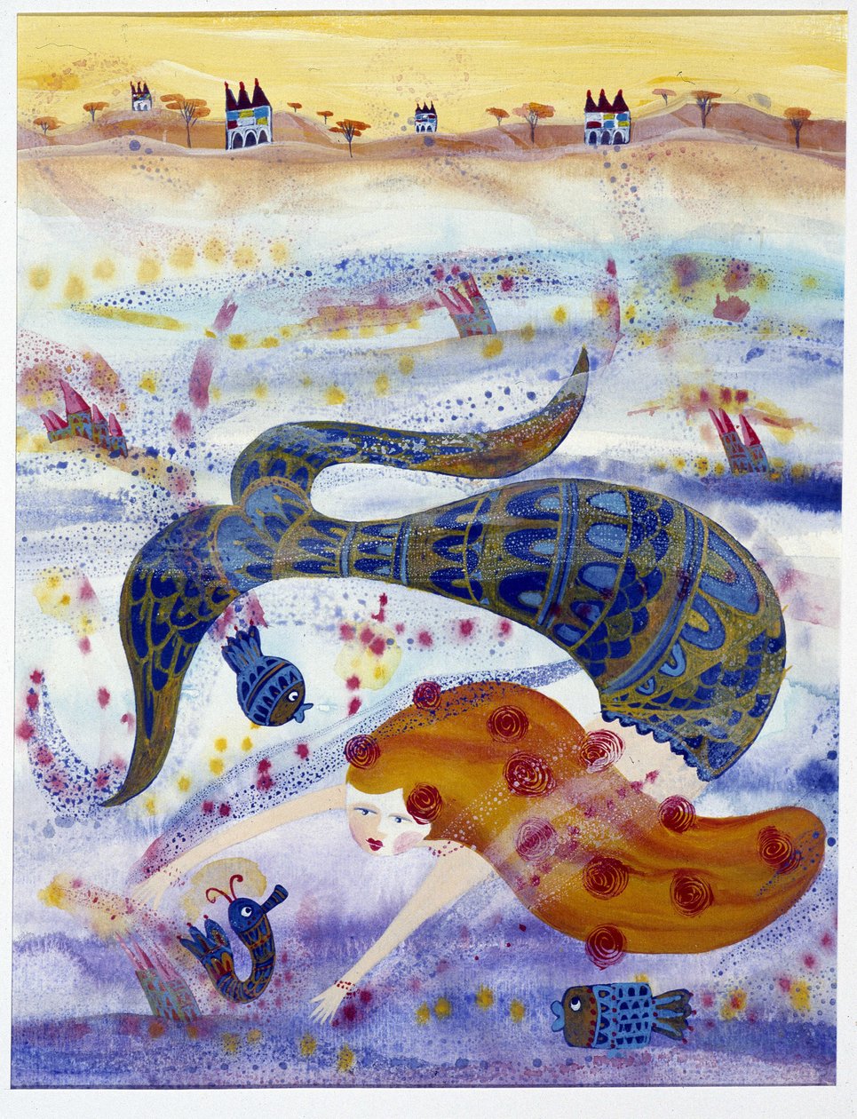 Sereia - ilustração de Patrizia La Porta de Patrizia La Porta