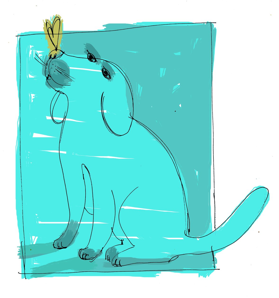 cão, 2000 (Digital) de Patrizia La Porta