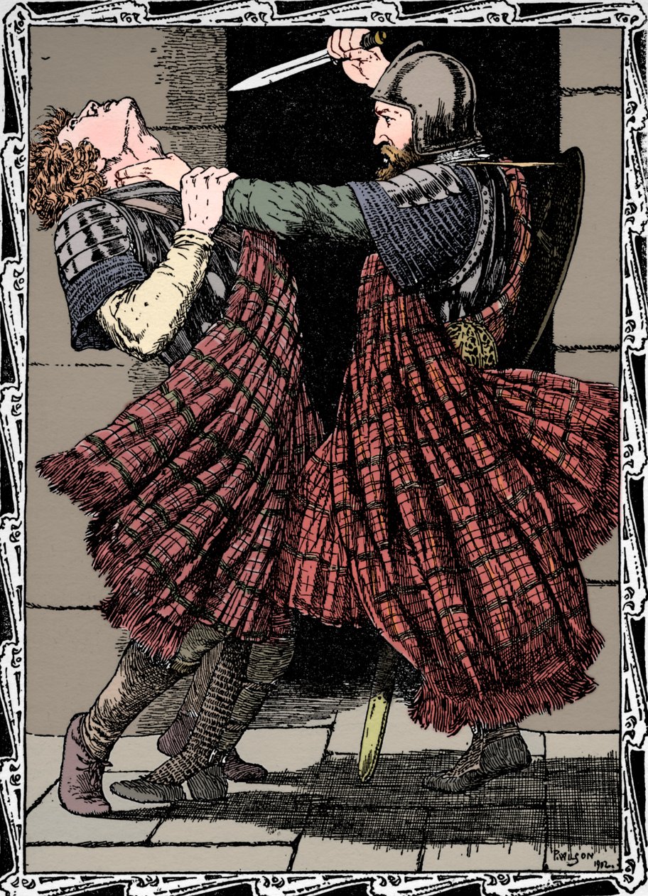 Comyn Stabbed Por Bruce, 1902 de Patten Wilson