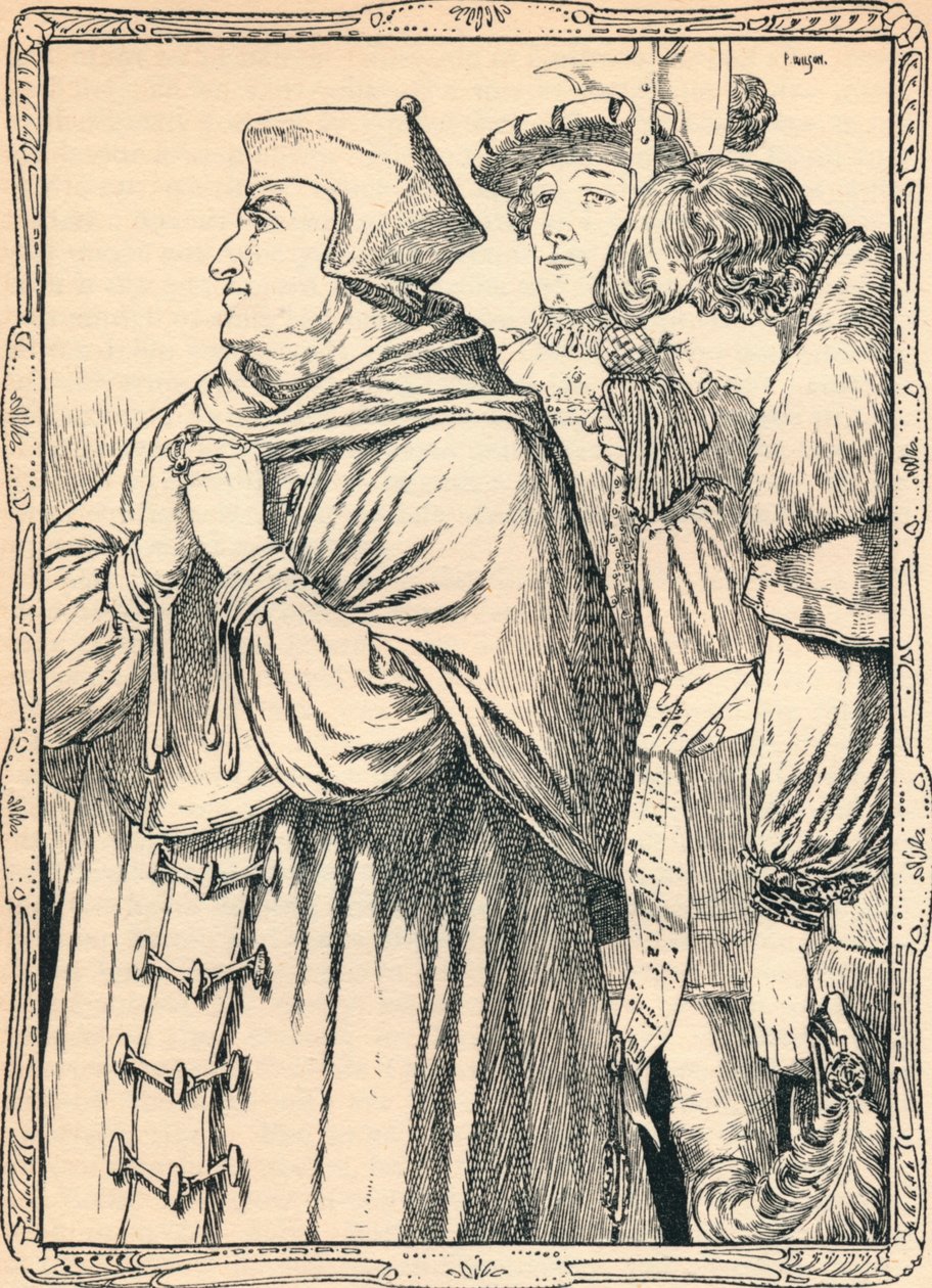 A prisão do cardeal Wolsey, 1902 de Patten Wilson