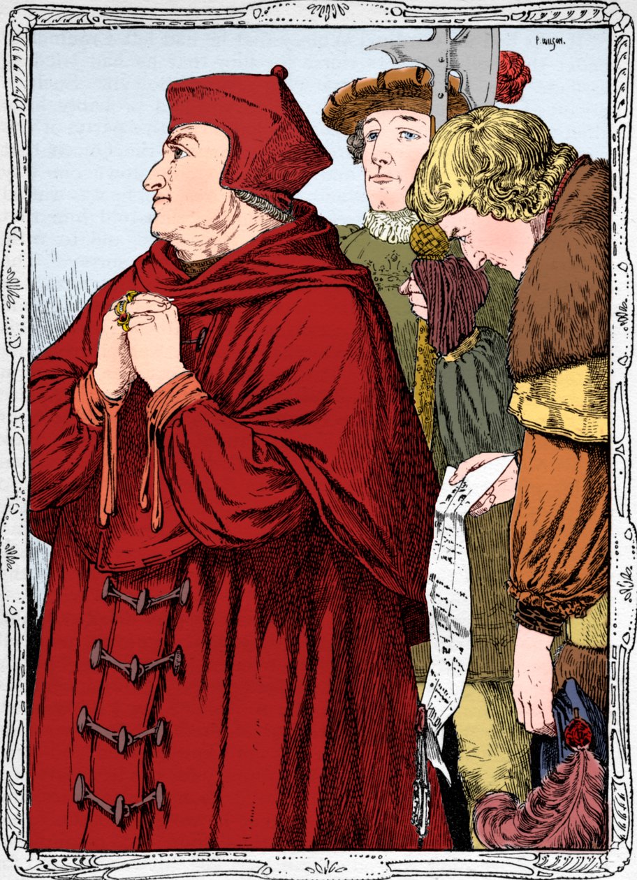 A prisão do cardeal Wolsey, 1902 de Patten Wilson