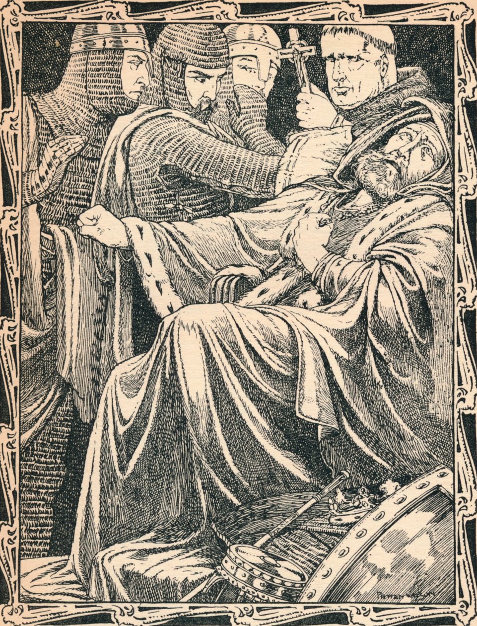 A morte do rei João, 1902 de Patten Wilson