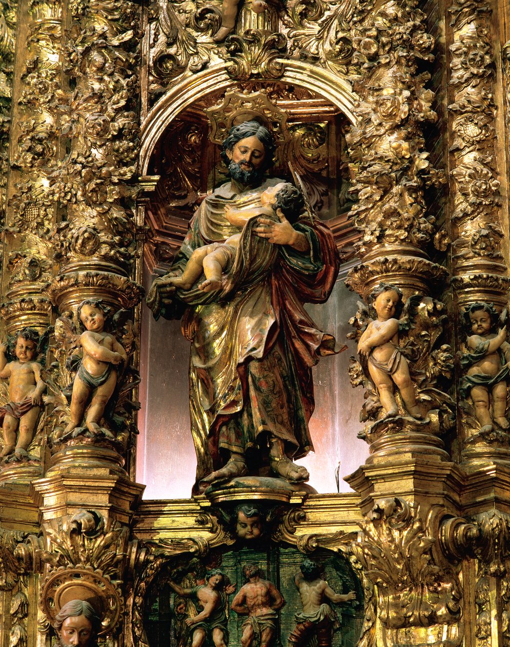 São José com o Menino Jesus de Pau Costa