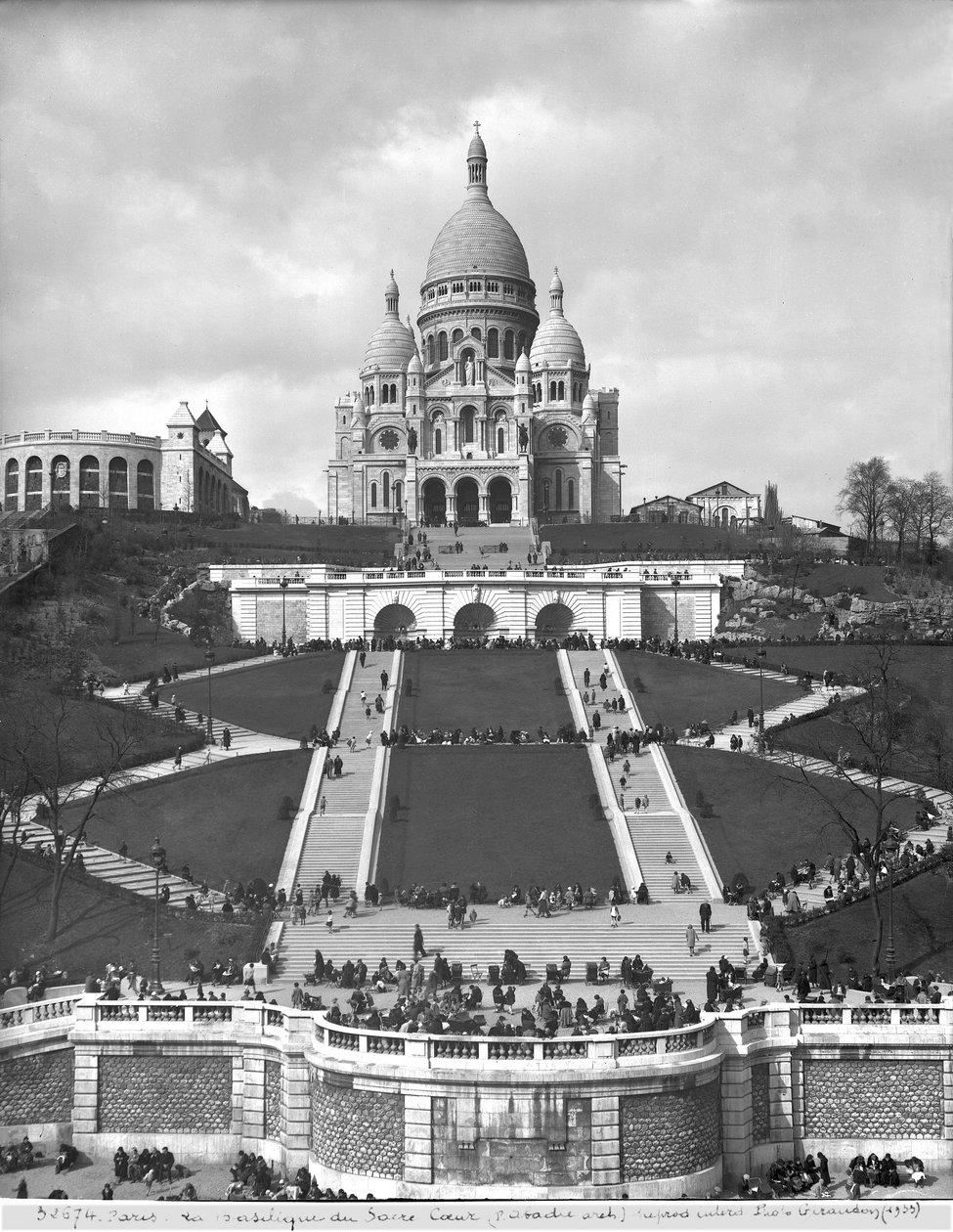Basílica de Sacre-Coeur, Montmartre, 1876-1910 de Paul Abadie