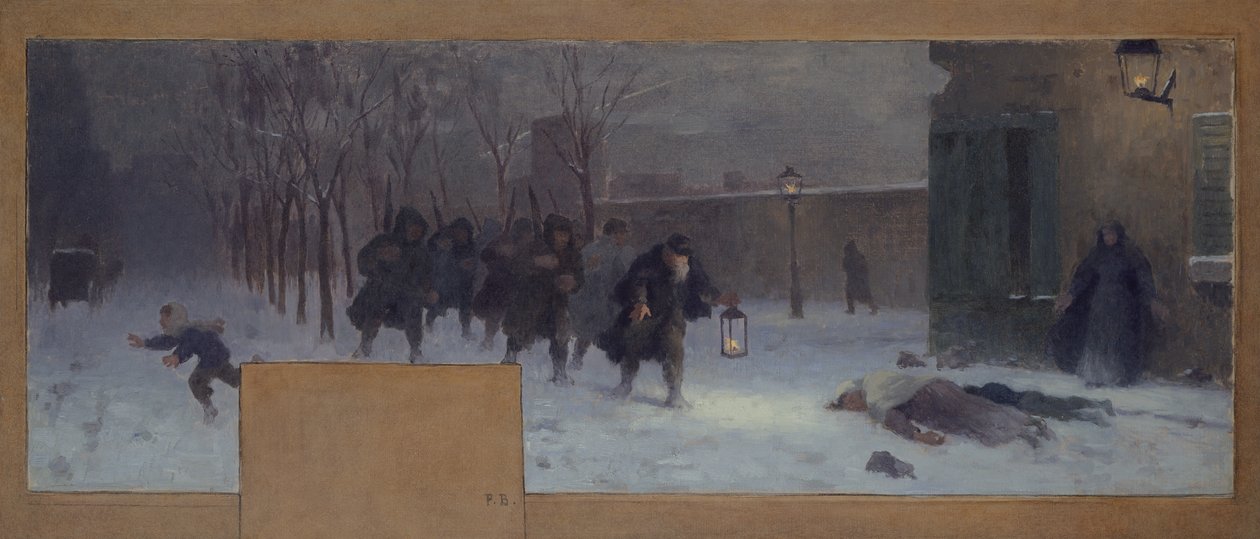 A busca pelo ferido de Paul Albert Baudouin