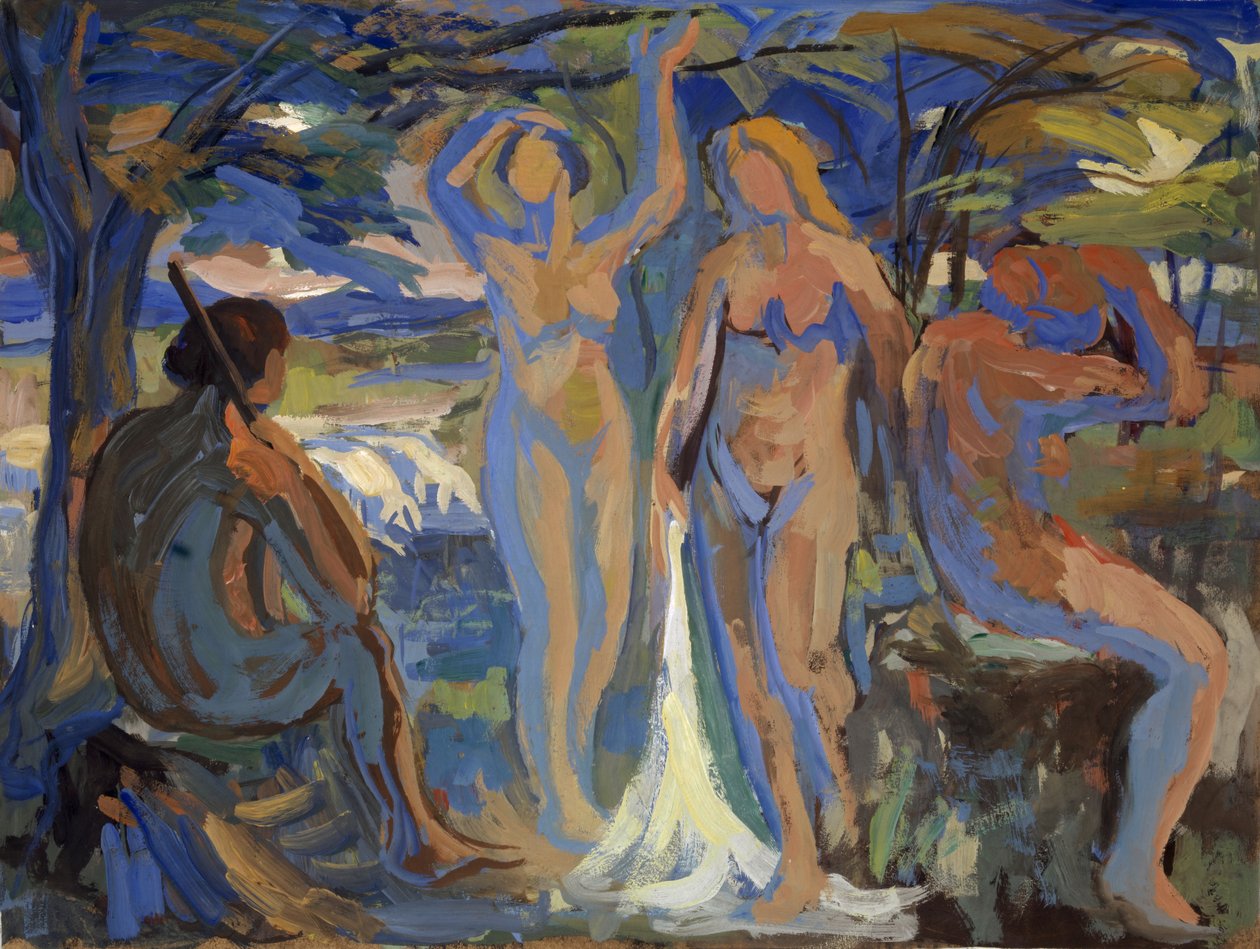 O julgamento de Paris, c.1913-15 de Paul Altherr