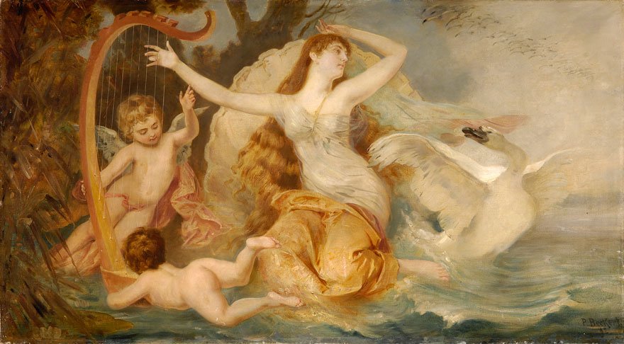 Leda e o cisne de Paul Beckert