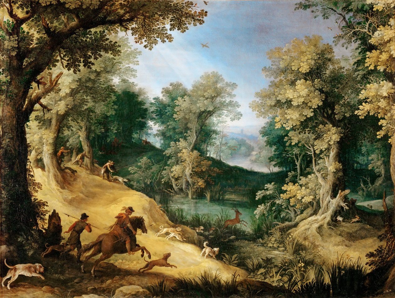 caça dos cervos de Paul Brill