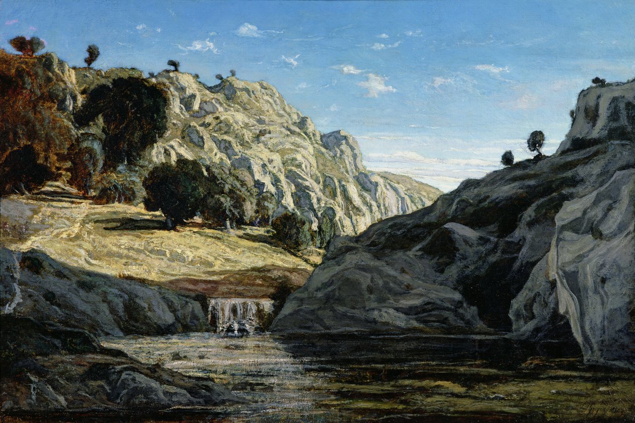 Memórias do desfiladeiro de Ollioules, 1861 de Paul Camille Guigou