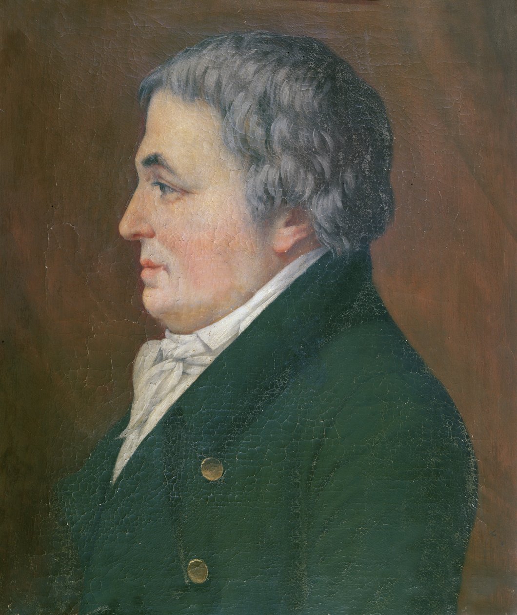Franz Anton Mesmer (1734-1815), 72 anos, 1847 (encáustica sobre tela) de Paul Carpentier
