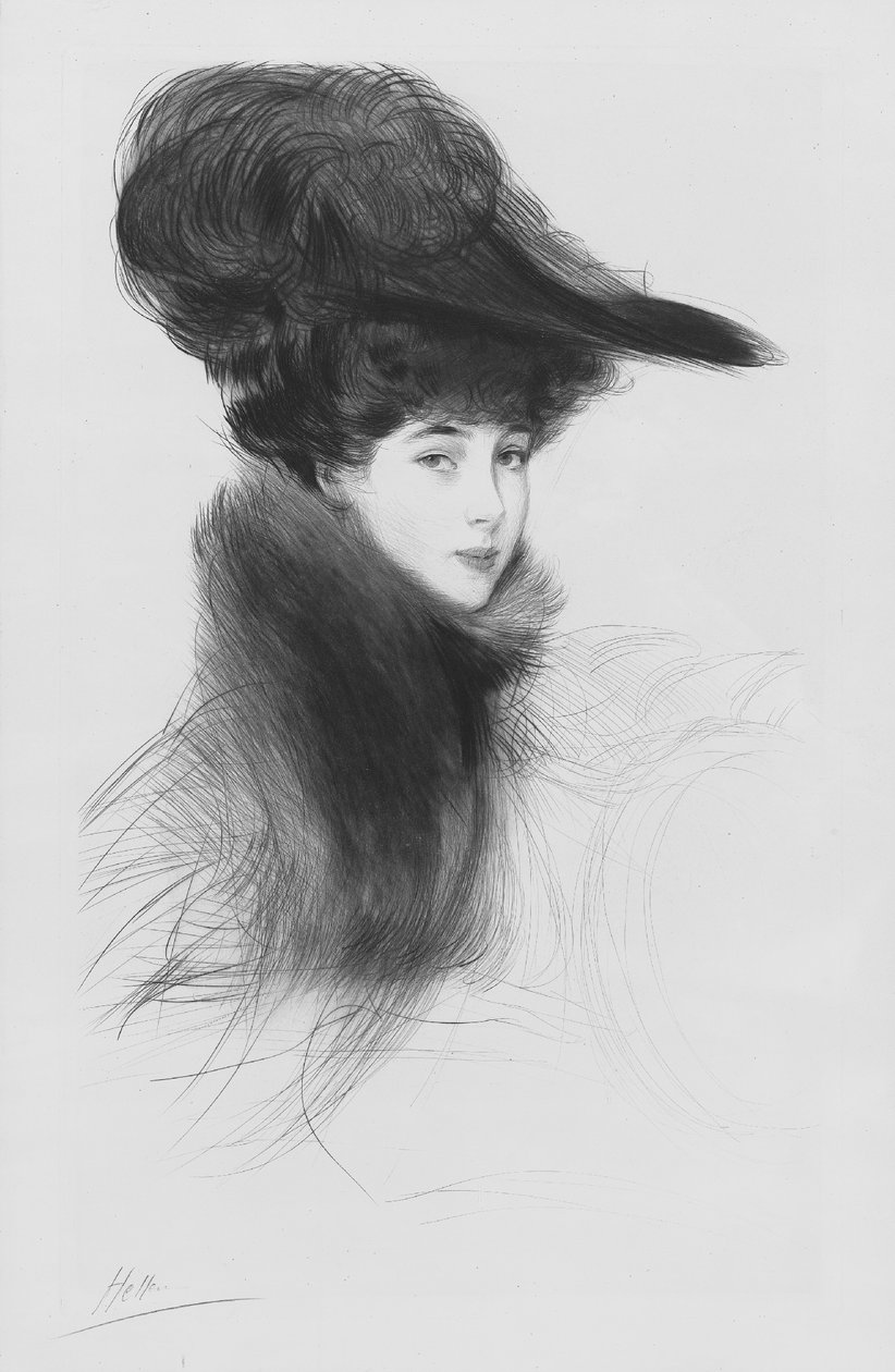 La Duchesse de Marlborough e Consuelo Vanderbilt de Paul Cesar Helleu