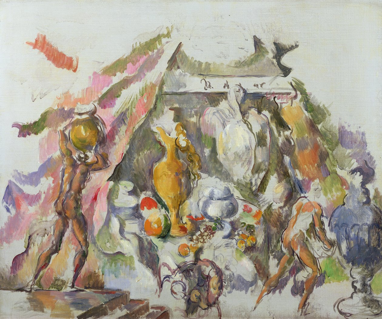 Preparação do banquete, c.1890 de Paul Cézanne