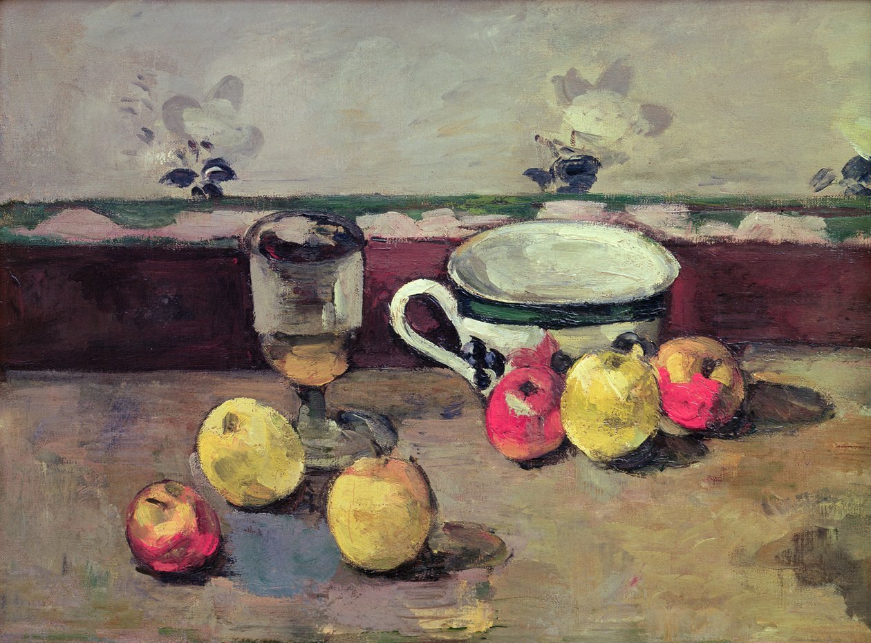 Ainda vida, 1875-77 de Paul Cézanne