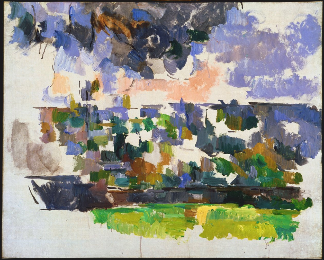 O jardim em Les Lauves O jardim de Lauves de Paul Cézanne