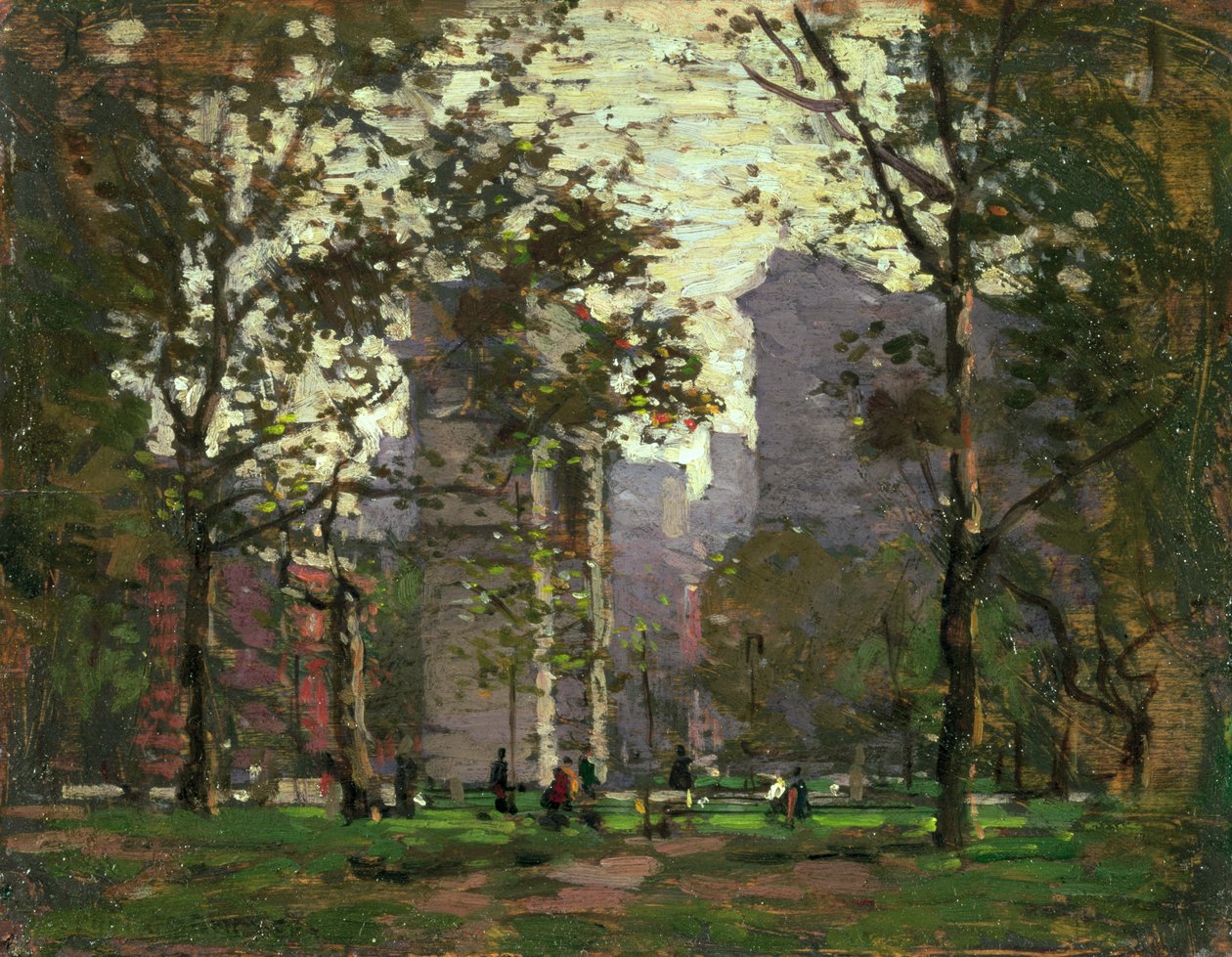 Washington Square, Nova Iorque de Paul Cornoyer
