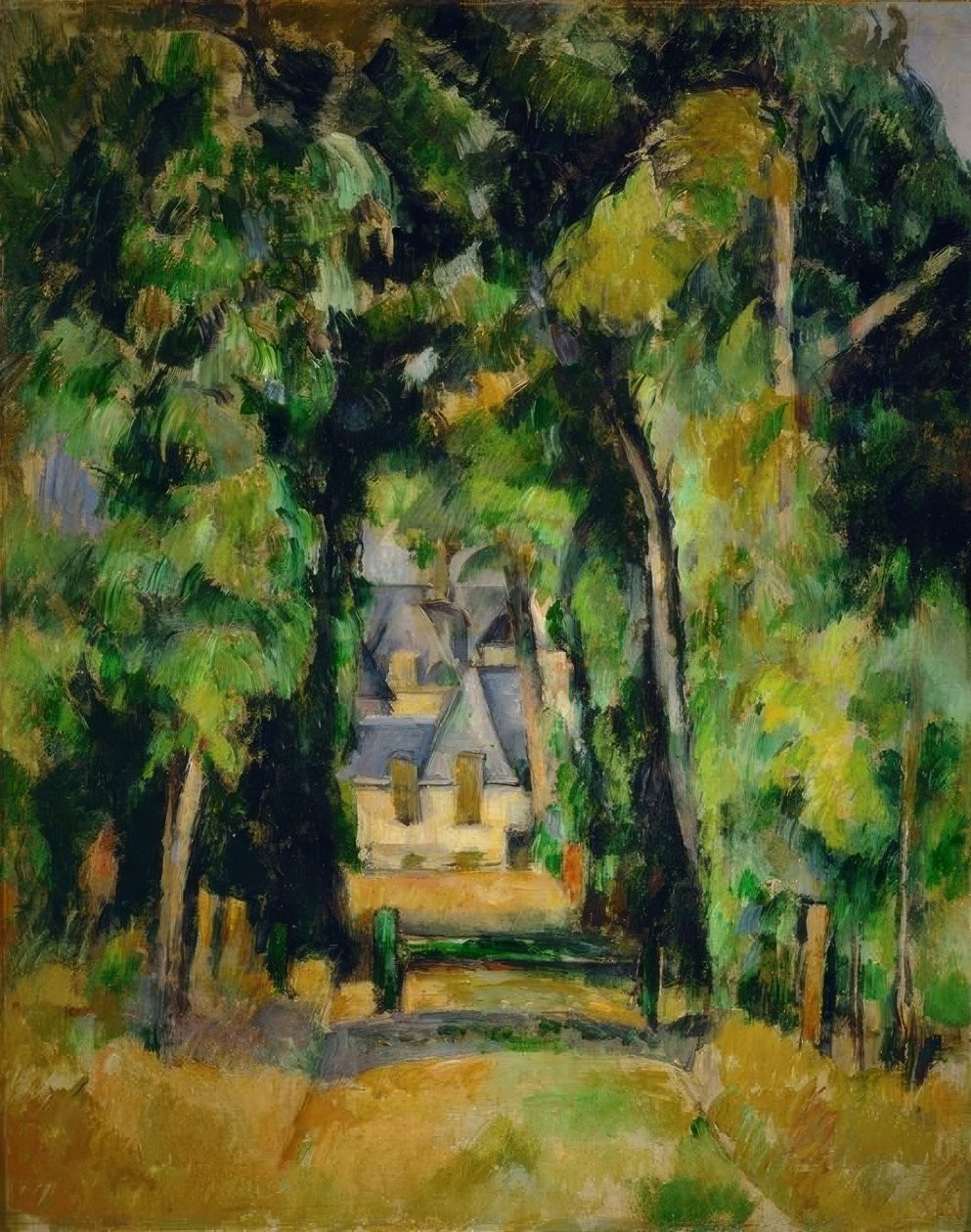 Beco em Chantilly de Paul Cézanne