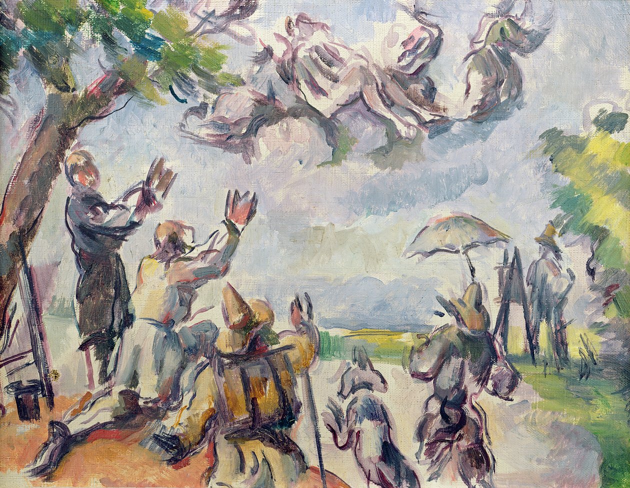 Apoteose de Delacroix de Paul Cézanne