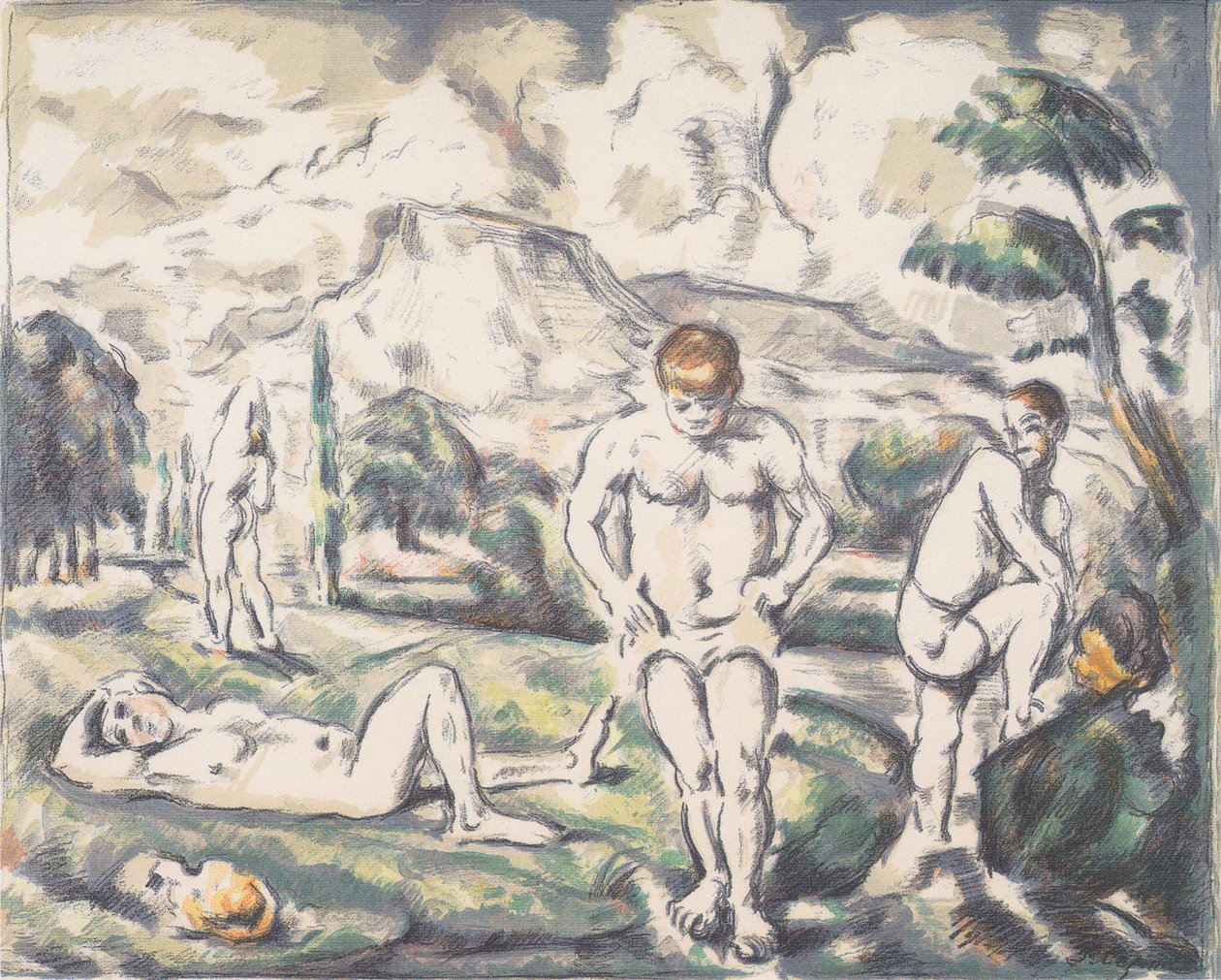 banhistas de Paul Cézanne