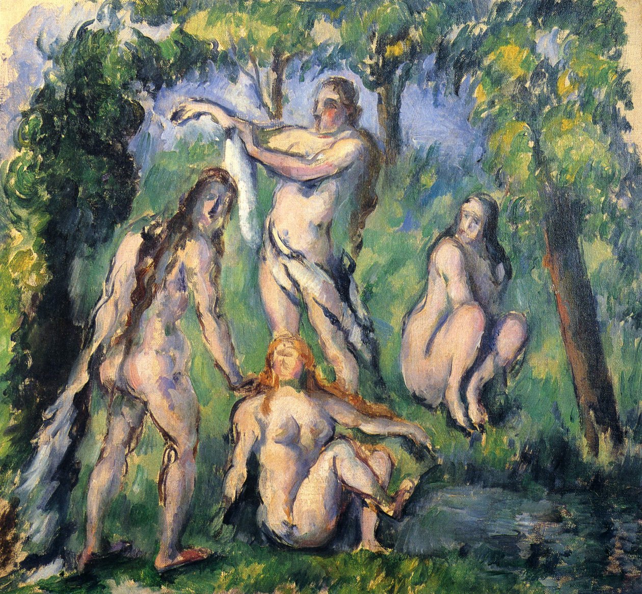 banhistas de Paul Cézanne