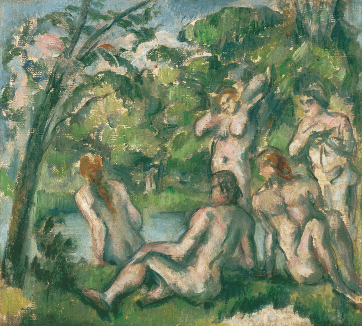 Banhistas de Paul Cézanne