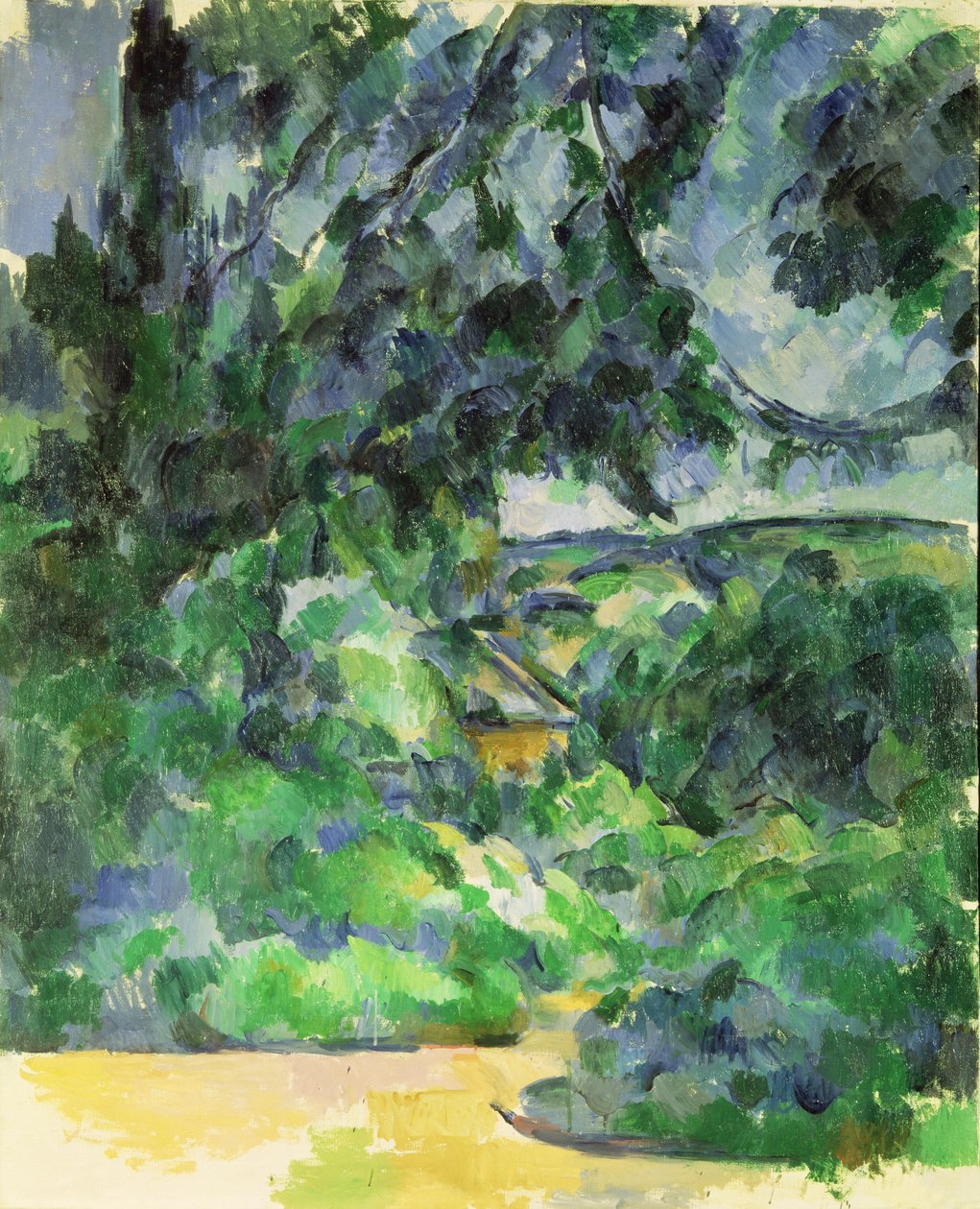 Paisagem azul, c.1903 de Paul Cézanne