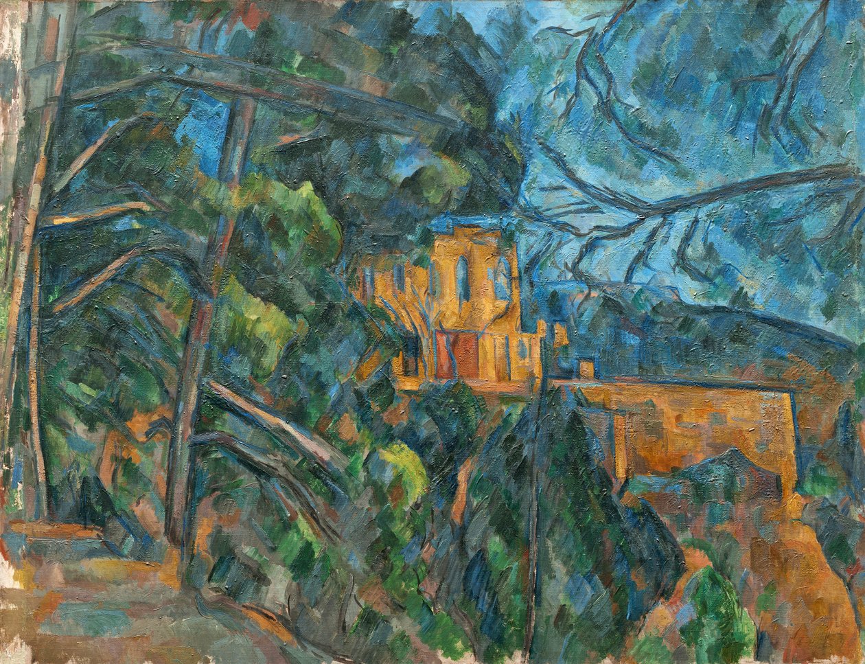 Castelo Negro, 1900-04 de Paul Cézanne