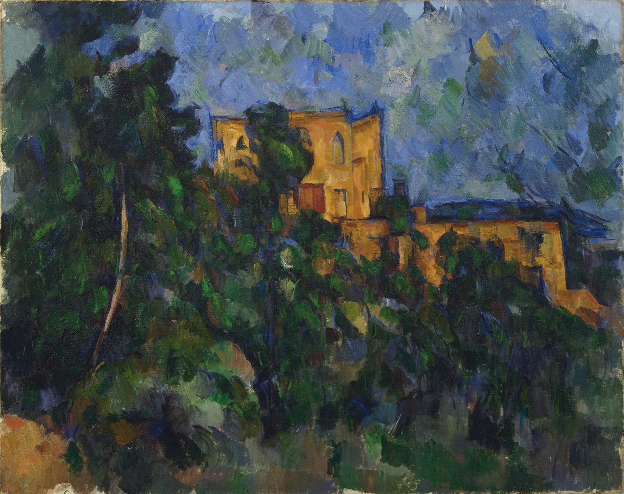 Castelo Negro de Paul Cézanne
