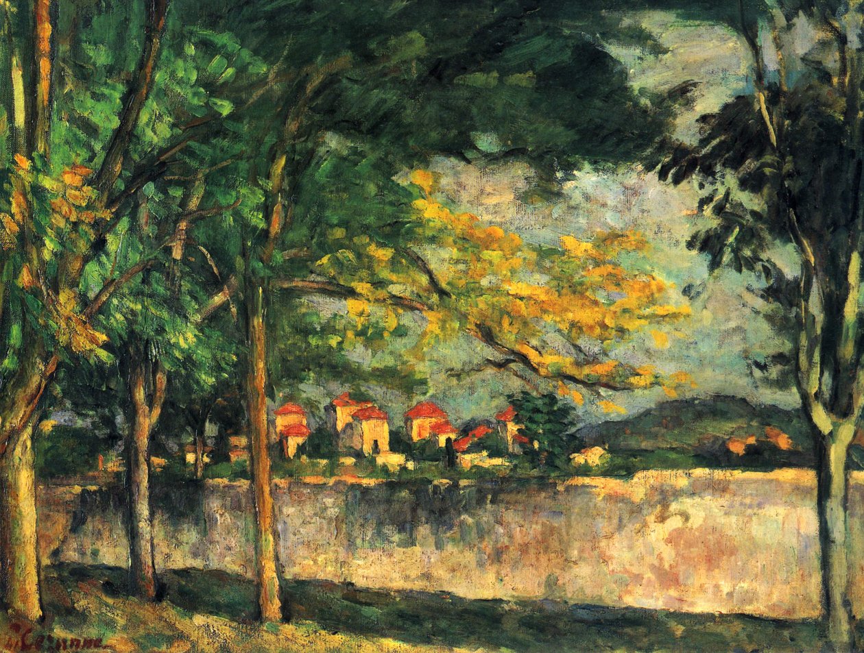 A estrada de Paul Cézanne