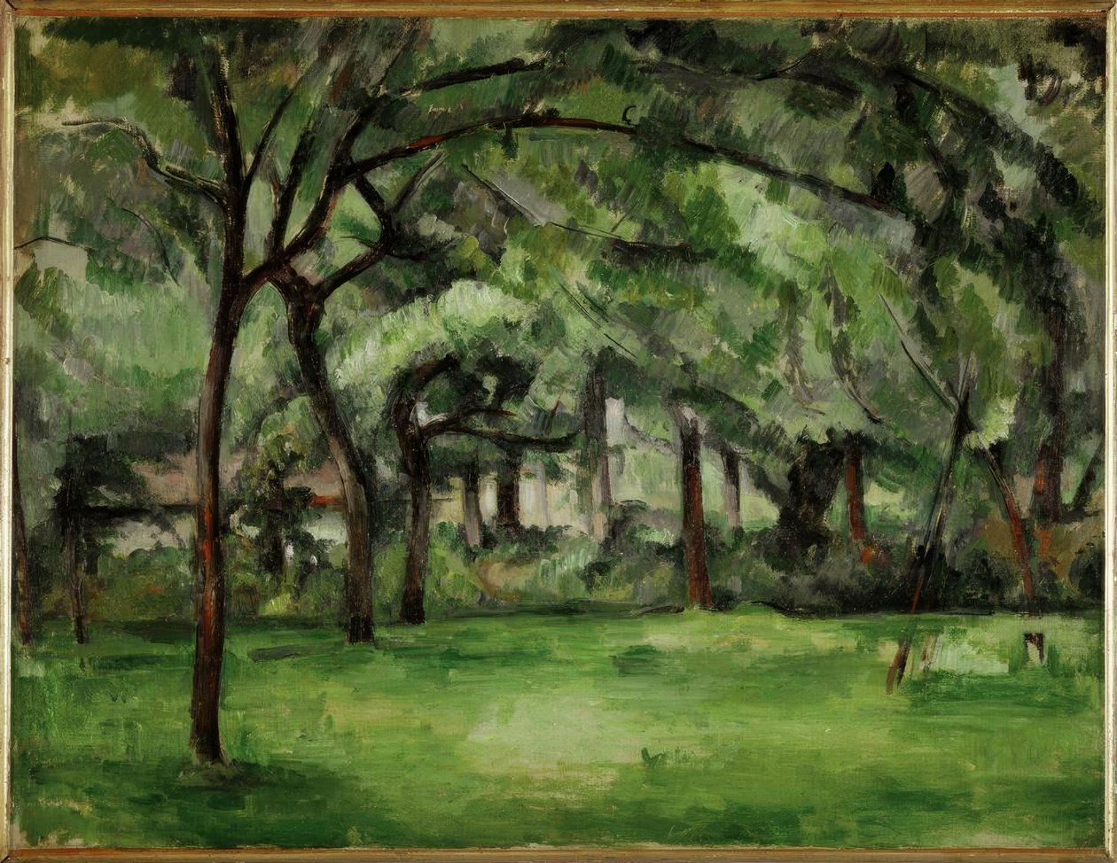 Fazenda normanda, verão (Hattenville) de Paul Cézanne